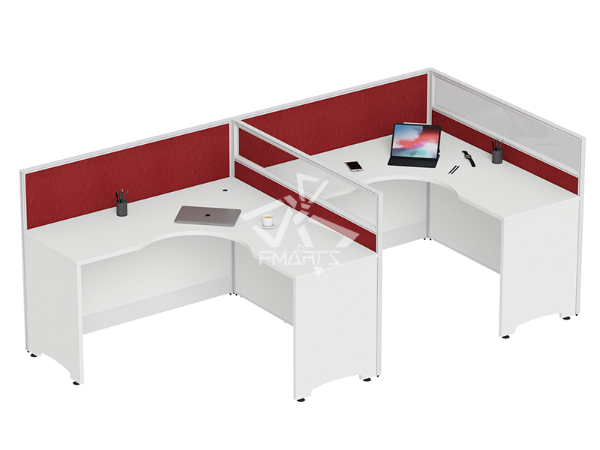 職員辦公位P40B款屏風 雙人位、四人位